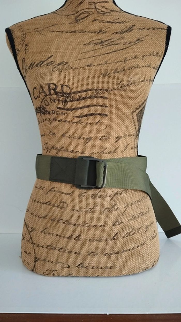 Ceinture verte kaki ajustable - photo numéro 2