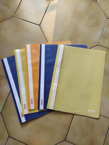 5 chemises range documents