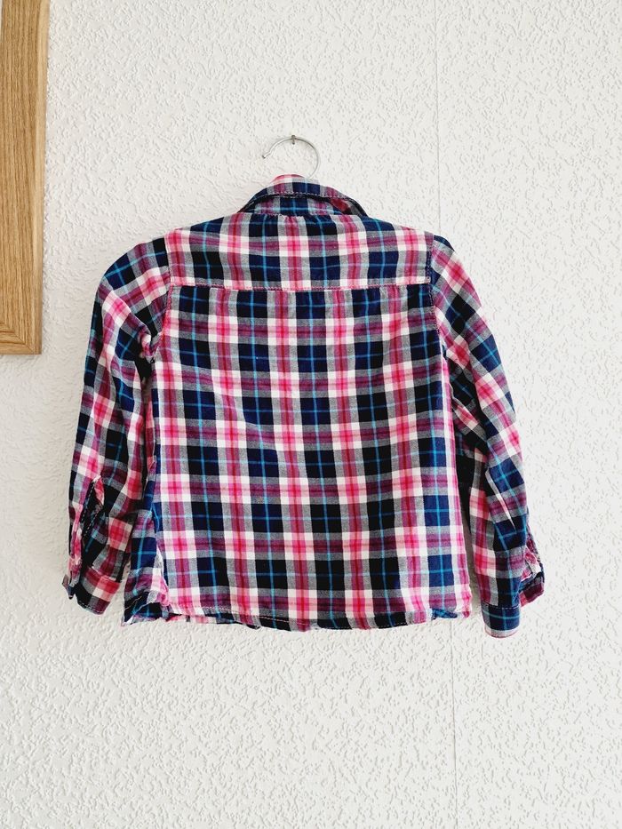 Palomino - Chemise à carreaux, manches longues (2 ans) - photo numéro 3