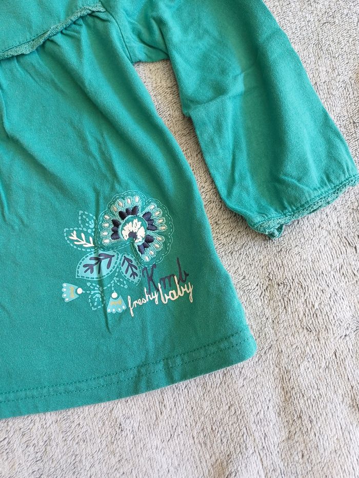T-shirt manches longues vert - photo numéro 3