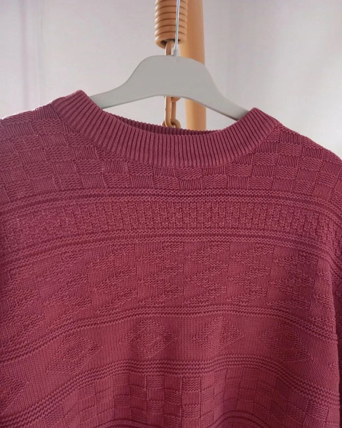 Pull à motifs manches longues femme taille 46 - photo numéro 3