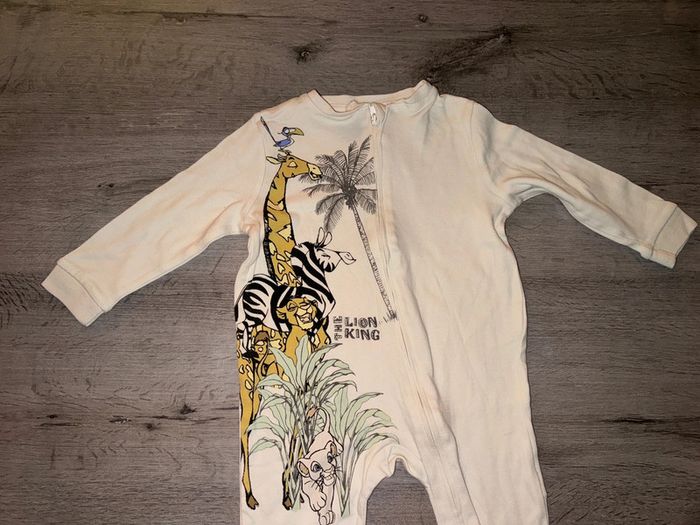 Pyjama primark 12 mois Disney le roi lion - photo numéro 2
