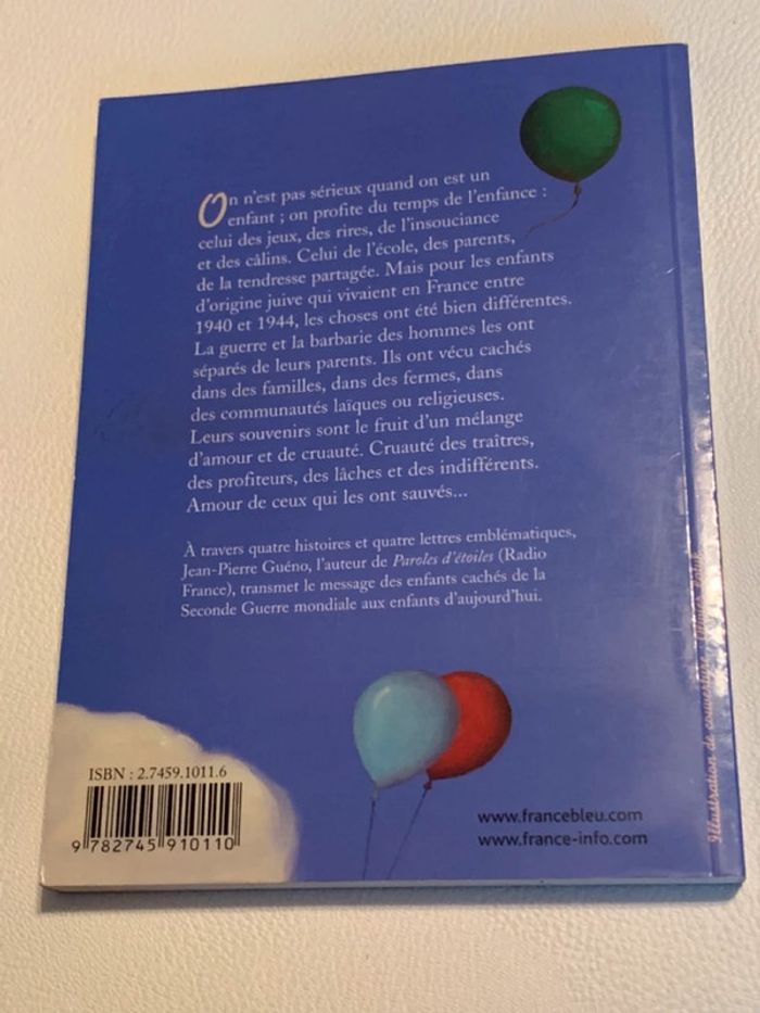 Les enfants du silence - Mémoires d'enfants cachés (1939-1945) - photo numéro 2