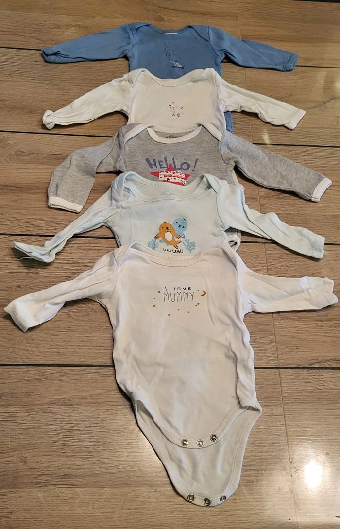 Lot de bodies manches longues