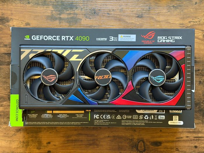 ASUS ROG Strix GeForce RTX 4090 OC 24GB GDDR6X Graphics Card