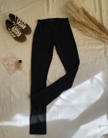 Legging / pantalon à jambe large ZARA noir – Taille M