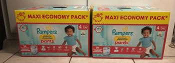 Lot de 164 couches culottes Pampers premium protection pants taille 4 neufs ds emballage
