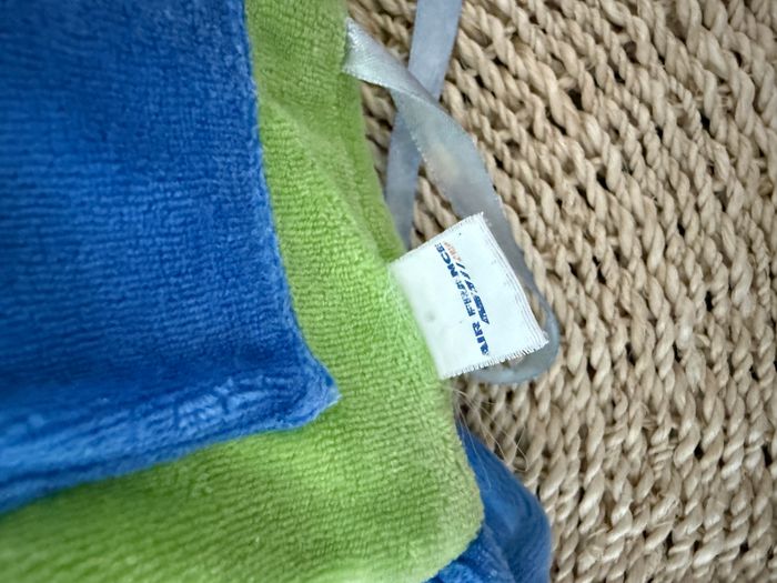 Doudou lapin semi-plat coussin marque Air france - photo numéro 2