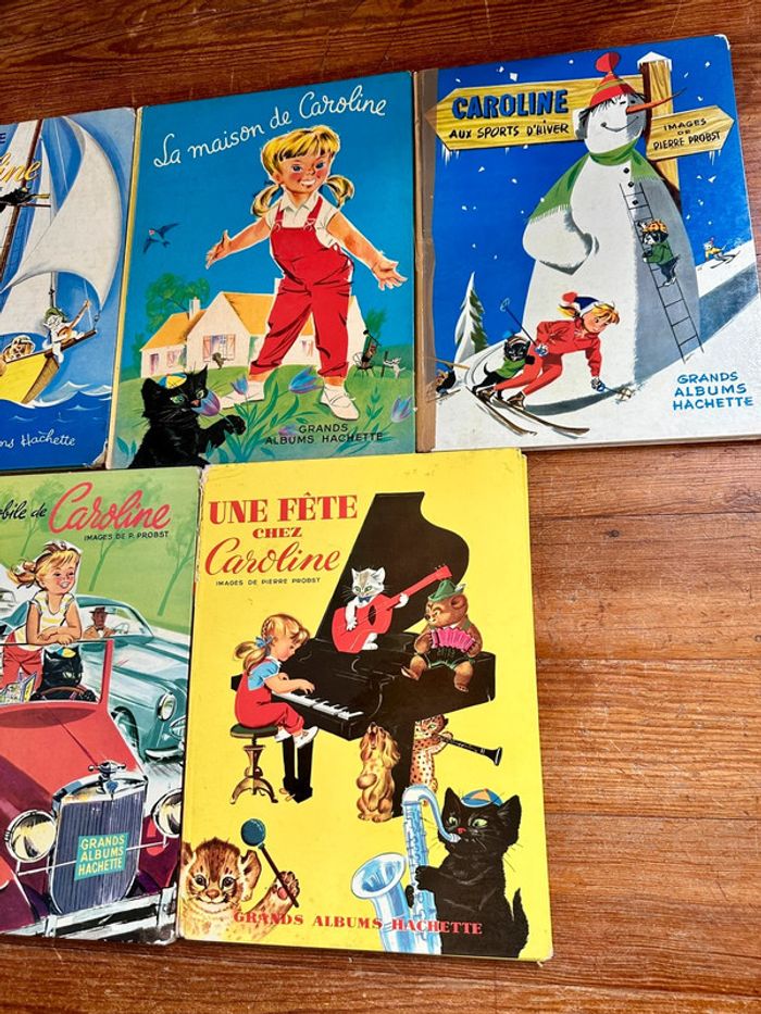 Lot de 5 Caroline Grands albums Hachette EO anciens livres bd - photo numéro 3