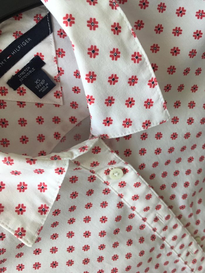 Chemise fleurs T.XS - photo numéro 2