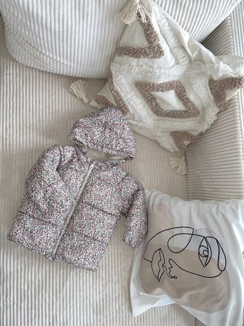 Jolie manteau fleurit