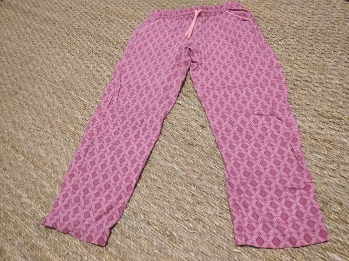 Pantalon chino Okaidi rose 7 ans