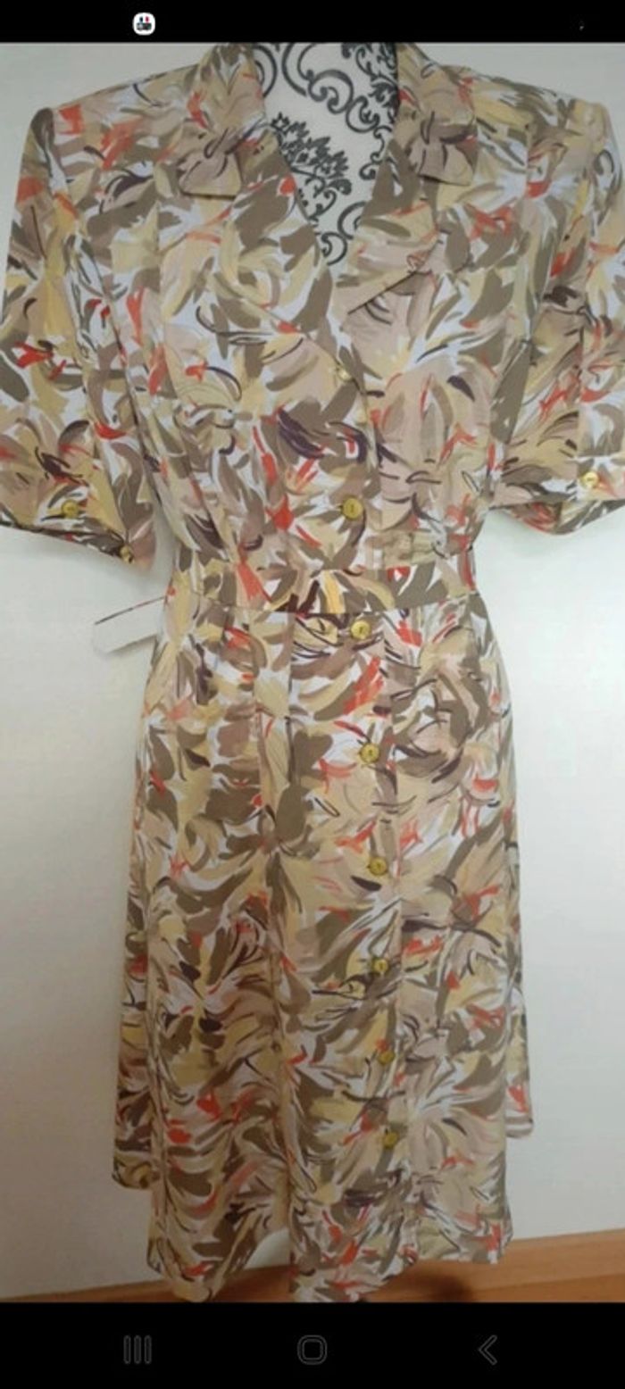 Robe vintage manches courtes