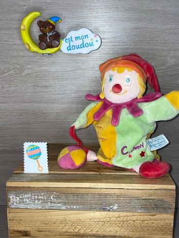 DDC57 doudou clown clowny doudou et compagnie