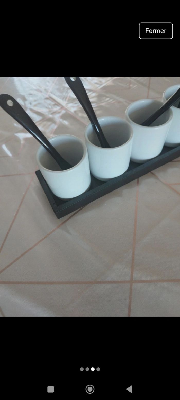 Ensemble  de 4 petits pots pour sauces - photo numéro 3
