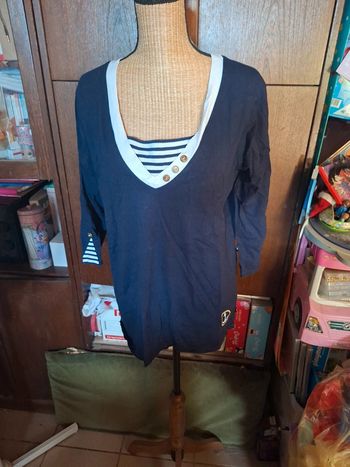 Tee-shirt marine marin 42/44