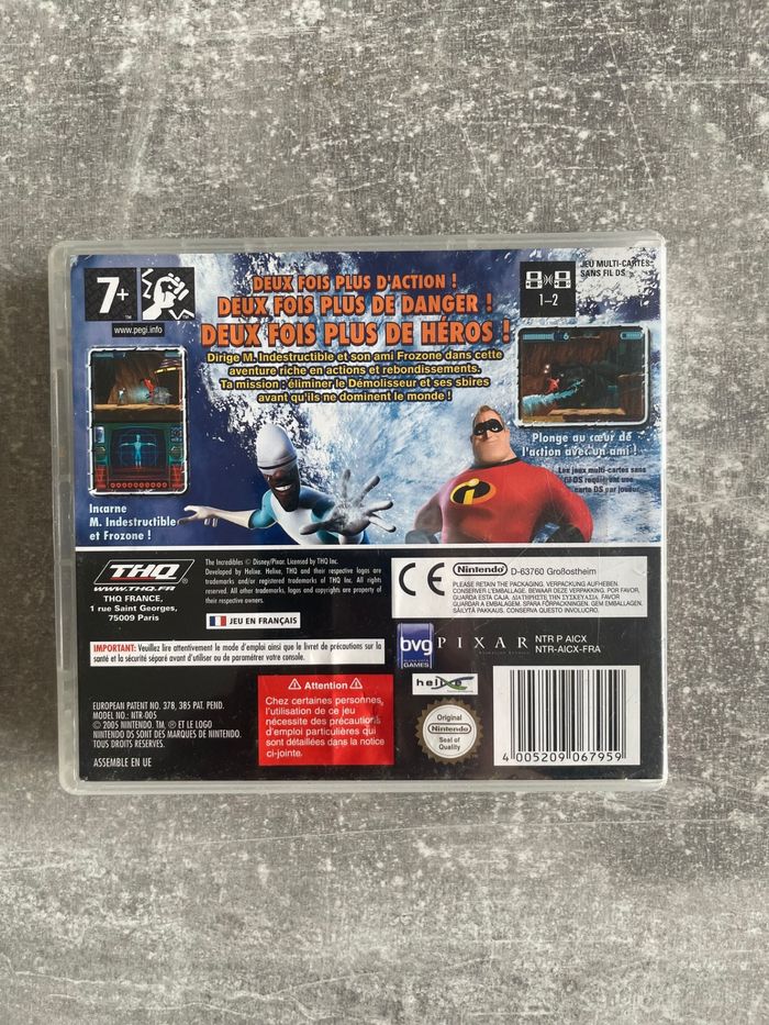 Jeu pour Nintendo DS, Les indéstructibles, la terrible attaque du démolisseur en français. - photo numéro 3