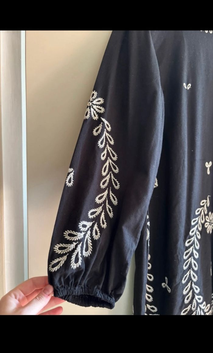 Robe mi-longue brodée Kiabi - photo numéro 2