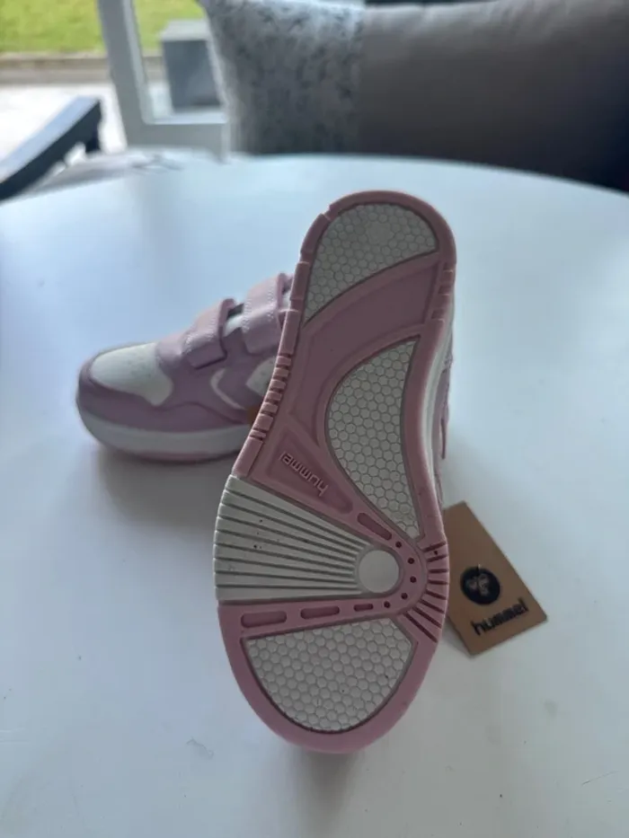 Baskets Hummel rose et blanc – Taille 33 – Neuves étiquette - photo numéro 5