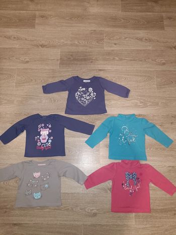 Lot de 5 t-shirt bébé