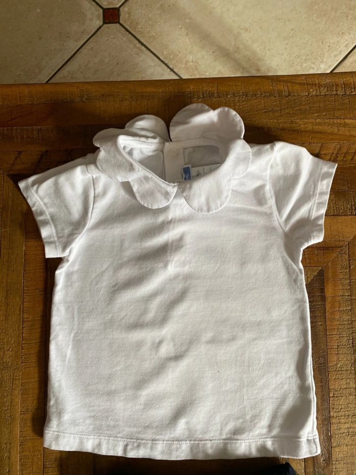 Ensemble short bleu et blanc - photo numéro 3