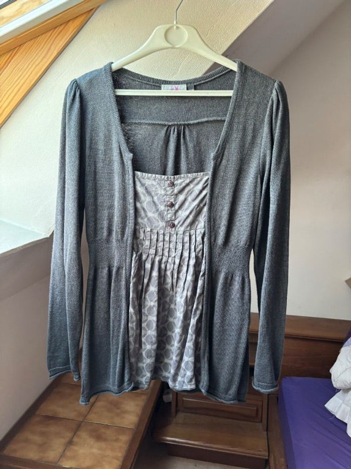 Gilet T-shirt femme