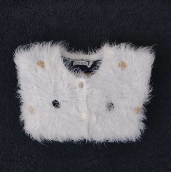 Gilet blanc à pois IKKS