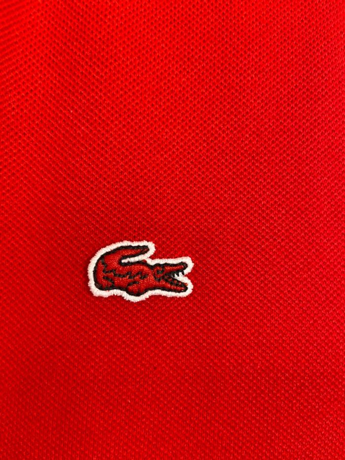Polo Lacoste rouge taille 42 - photo numéro 4