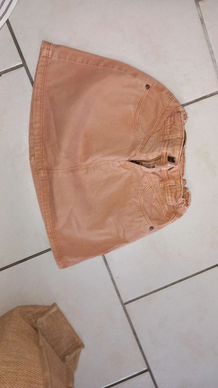 Jupe jean camel tape à l'oeil 8 ans