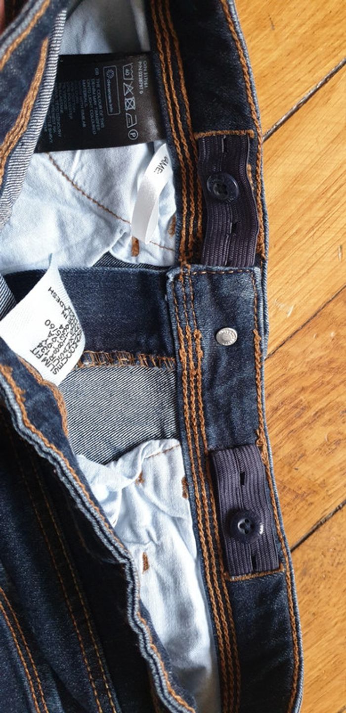 Neuf Jean taille 8/9 ans bleu denim - photo numéro 7