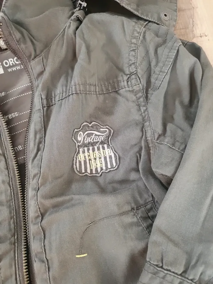 Veste kaki à capuche - photo numéro 3