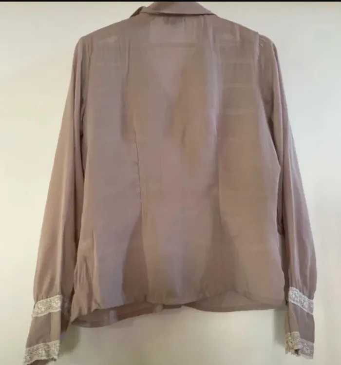 Chemise blouse dentelle vintage Tentation taille 38 - photo numéro 6