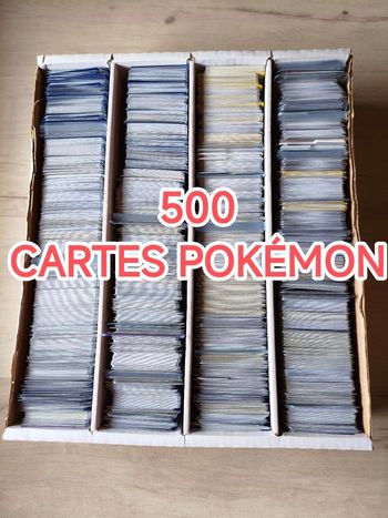 500 cartes Pokémon 