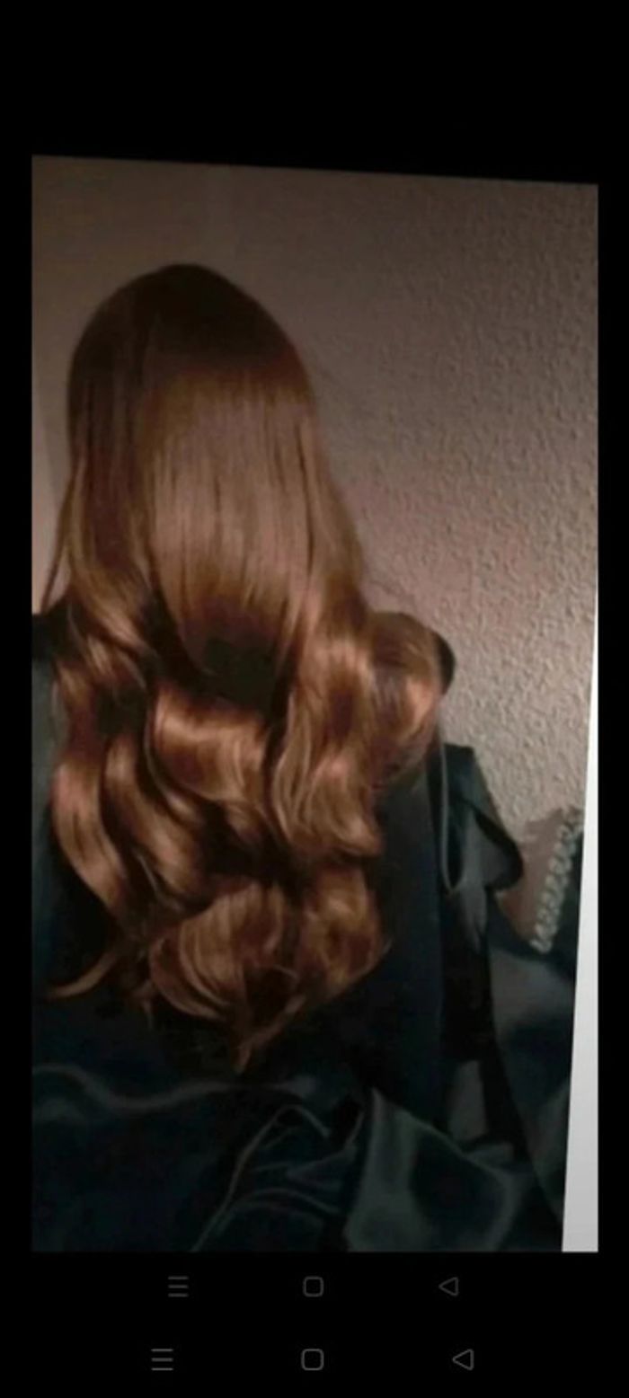 Perruque Châtain Ombré Naturelle Luxe Tendance 49€ - photo numéro 4
