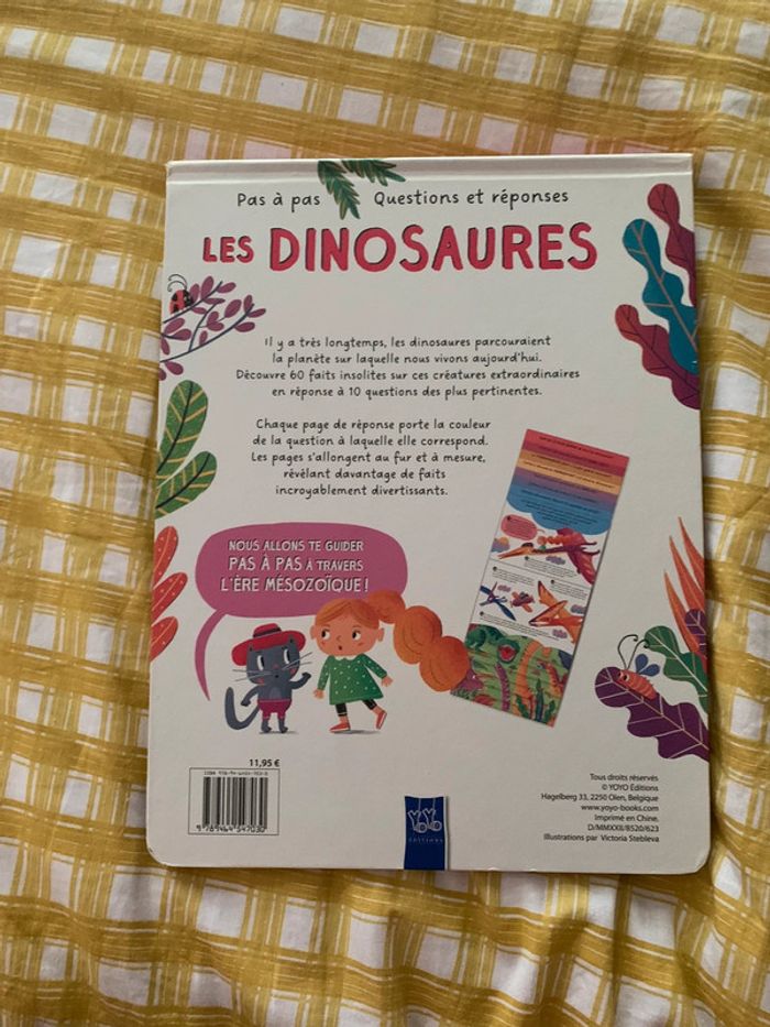 Livre Les dinosaures / Pas a pas - photo numéro 4
