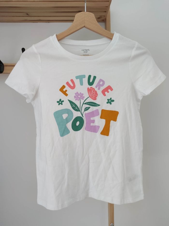 T-shirt fille Carter's kid taille 14 ans blanc - photo numéro 4