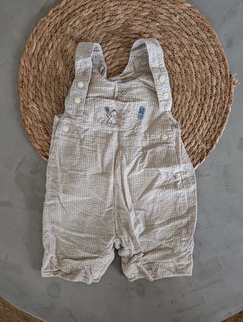Salopette légère comme neuve garçon 12 mois