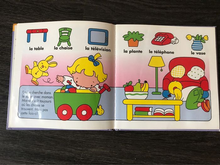 Livre bébé j'apprends des mots Emilie cherche caline - photo numéro 2