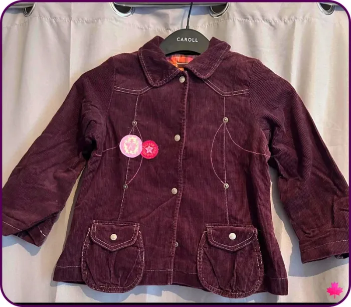 🌷veste fille prune 🌷