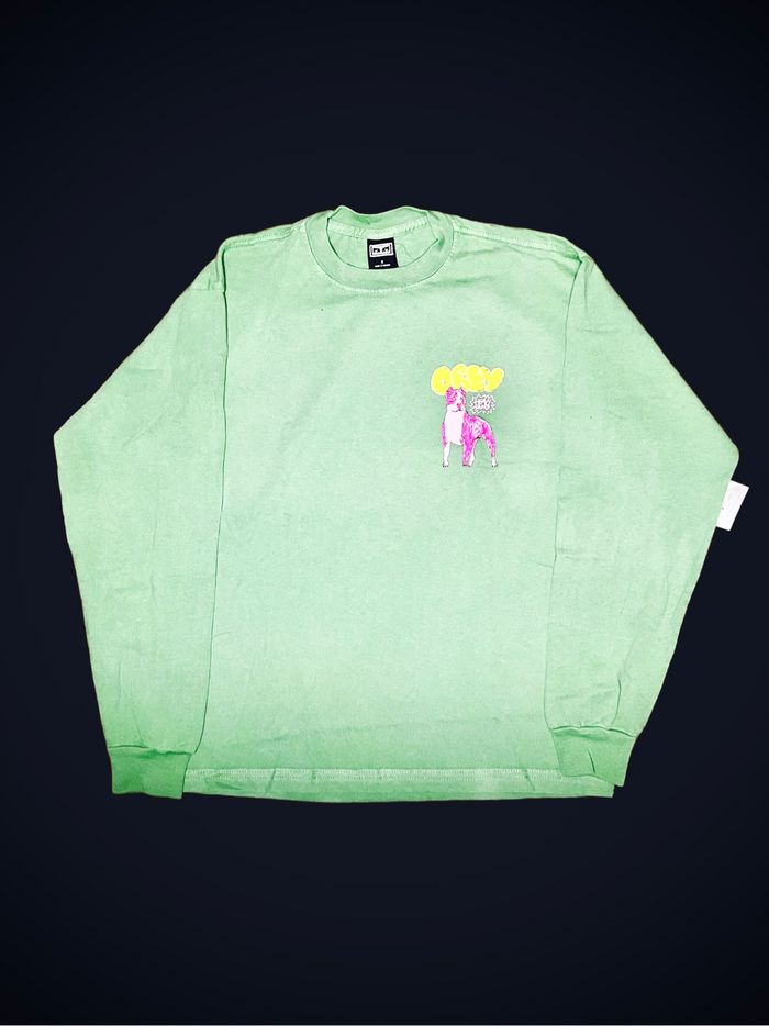 T-Shirt à manche longue Obey - Heavy Sound Dog - Taille S Neuf - photo numéro 2