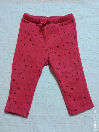 Kiabi pantalon épais fourré polaire 18 mois