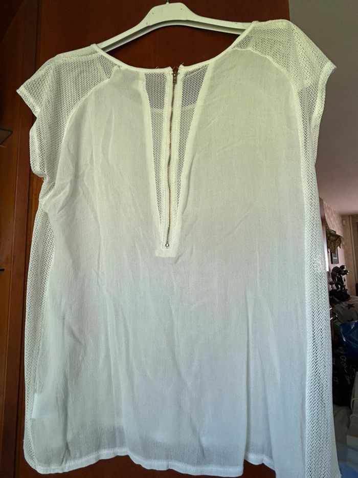 Blouse crème 38 Carminn neuve avec étiquette - photo numéro 4