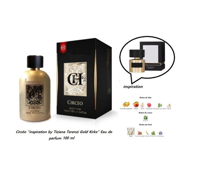 Circéo "inspi Tiziana Terenzi Gold Kirke" Eau de parfum mixe  100 ml - photo numéro 2