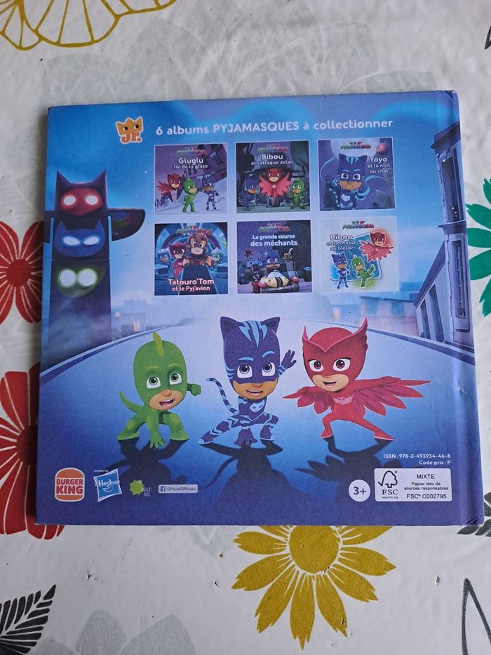 Pyjamasques. Tatouage tom et le pyjavion - photo numéro 2