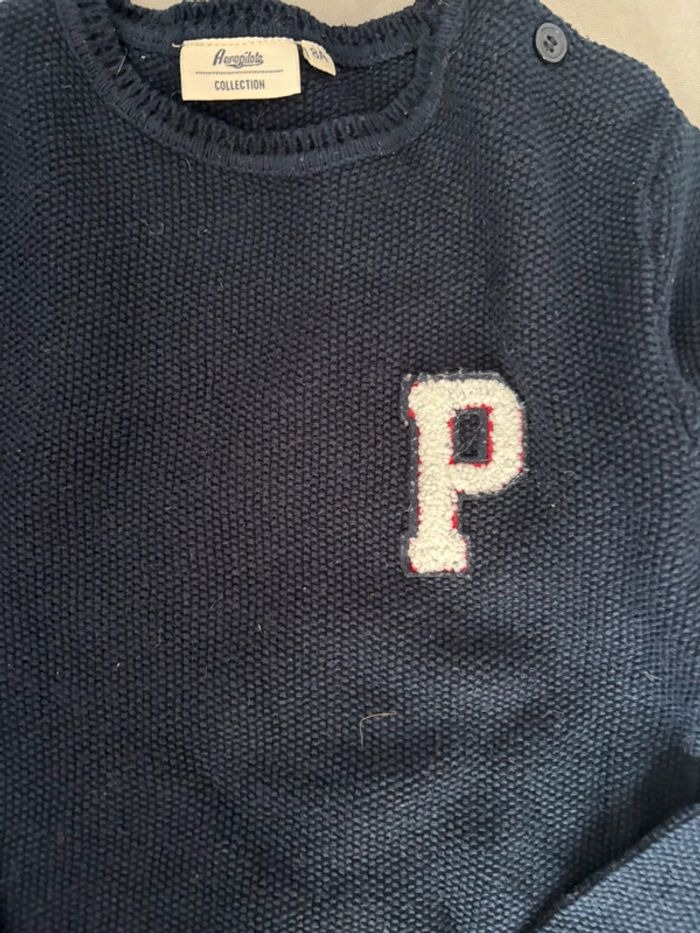 Pull bleu marine - photo numéro 2