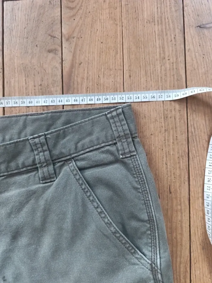 Short jean Carhartt Workwear relaxed-fit Carpenter W44 - photo numéro 12