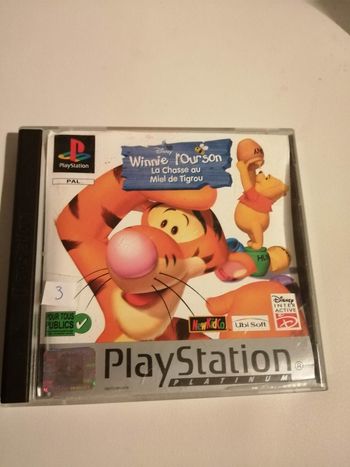 Jeu de PS1 : Winnie L'ourson, la chasse au miel de Tigrou