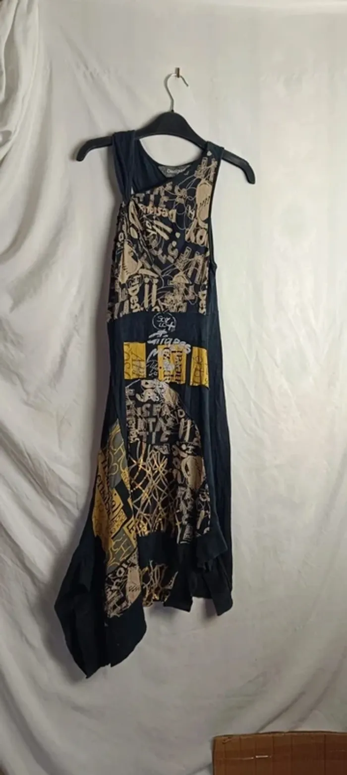 187- robe longue desigual, Taille XS