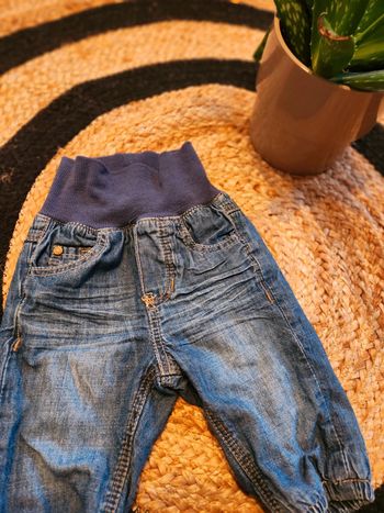 Jean taille élastique