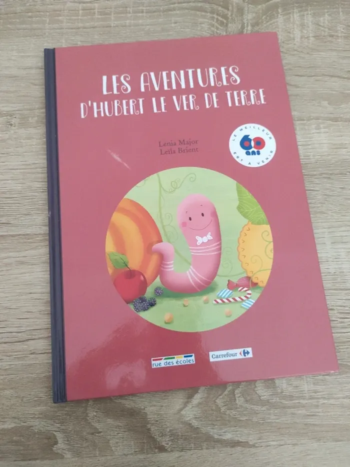 Livre les aventures d'Hubert le ver de terre